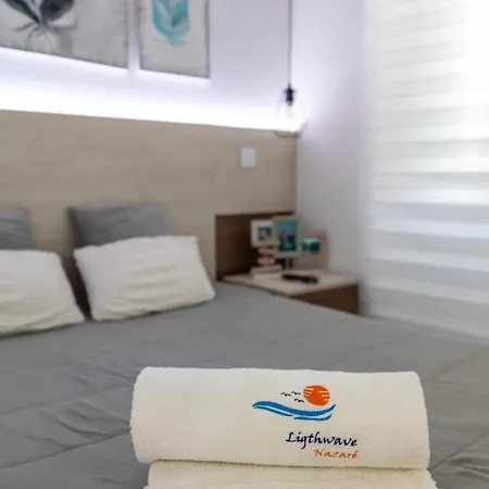 דירה Light Wave Nazare Suite 50M Beach